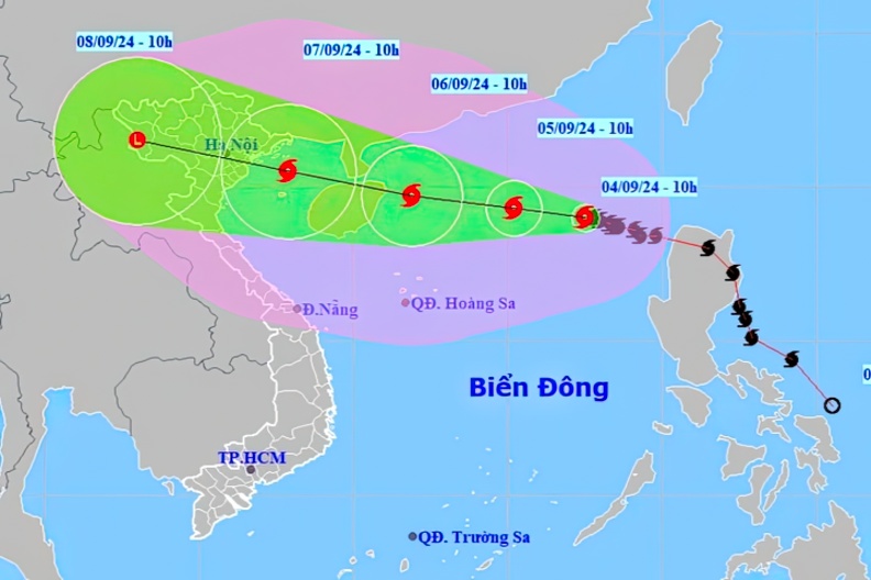 Cục Chuyển đổi số và Thông tin dữ liệu tài nguyên môi trường (CĐS) khẩn trương triển khai tuyên truyền và nghiêm túc thực hiện công tác phòng chống cơn bão số 3 Yagi.